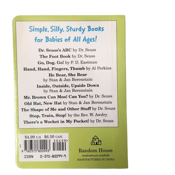 Bundle: beginner books, 1 fish 2 fish by Dr Seuss, and 2 more books. New - Picture 7 of 7